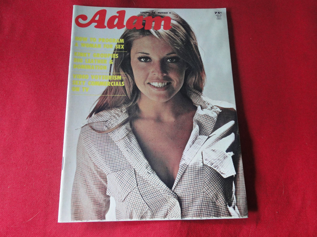 Vintage Nude Erotic Sexy Adult Magazine Adam September 1970    JB34
