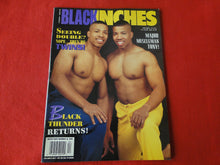 Load image into Gallery viewer, Vintage Adult Erotic Sexy Magazine Gay Interest Black Inches 1996        50
