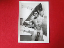 Load image into Gallery viewer, Vintage Gay Interest COLT Nude Black &amp; White Hot HUNG Male Photo WRITING ON BACK ADg
