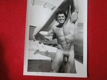 Load image into Gallery viewer, Vintage Gay Interest COLT Nude Black &amp; White Hot HUNG Male Photo WRITING ON BACK ADg

