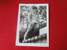 Load image into Gallery viewer, Vintage Gay Interest COLT Nude Black &amp; White Hot HUNG Male Photo WRITING ON BACK ADj
