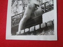 Load image into Gallery viewer, Vintage Gay Interest COLT Nude Black &amp; White Hot HUNG Male Photo WRITING ON BACK ADj
