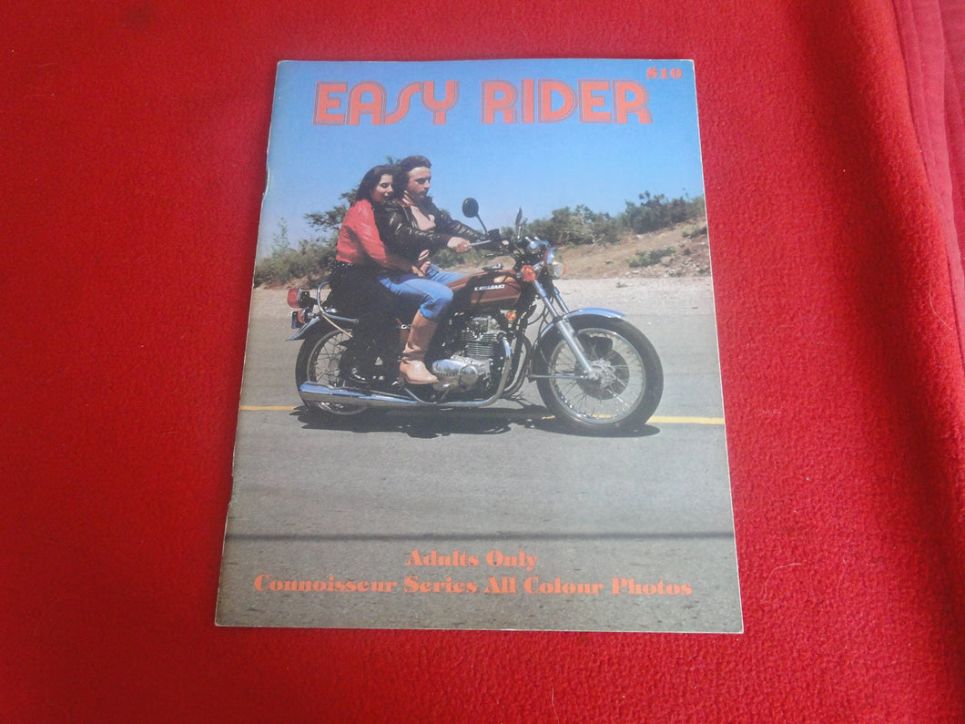 Vintage Nude Erotic Sexy Adult Magazine Easy Rider All Color   P80