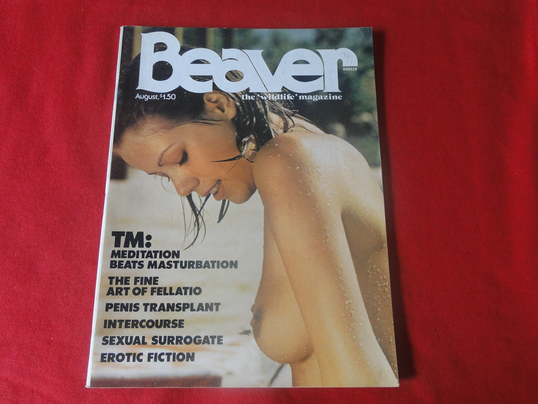 Vintage Nude Erotic Sexy Adult Magazine Beaver August 1976         JB35