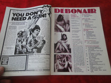 Load image into Gallery viewer, Vintage Nude Erotic Sexy Big Tit Adult Magazine Debonair October 1977     JB27
