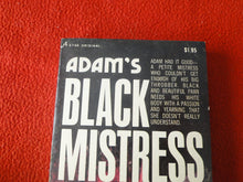 Load image into Gallery viewer, Vintage Adult Paperback Novel/Book Adam's Black Mistress 1973         GD4
