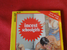 Load image into Gallery viewer, Vintage Erotic Adult Paperback Book/Novel Greenleaf Incest Schoolgirls        PB4
