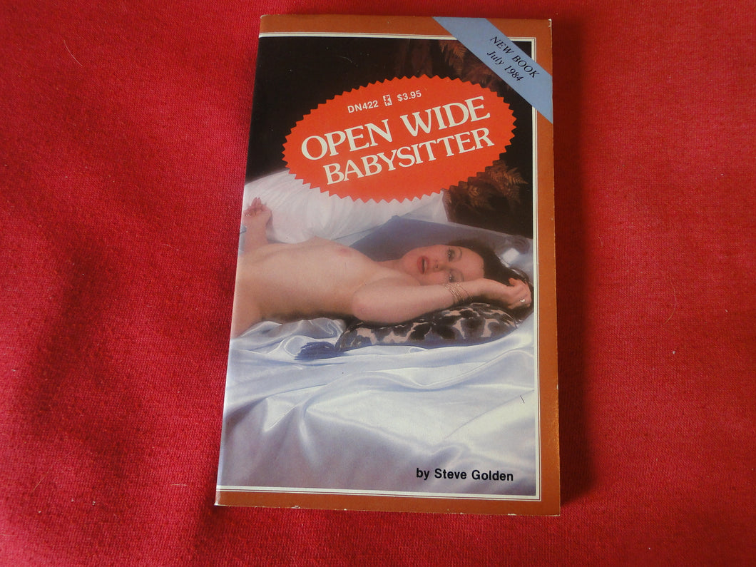 Vintage Erotic Adult Paperback Book/Novel Greenleaf Open Wide Babysitter    PB4
