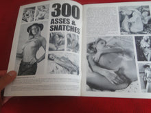 Load image into Gallery viewer, Vintage Nude Erotic Sexy Adult Magazine 300 Asses &amp; Snatches 1977     P80
