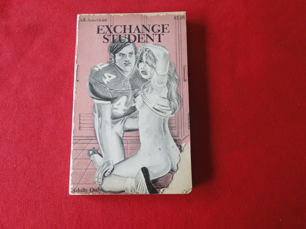 Vintage Erotic Adult Paperback Book/Novel Exchange Student ROUGH       G3