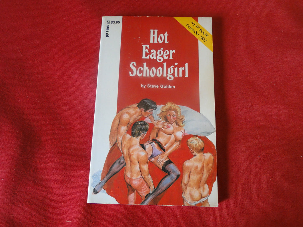 Vintage Erotic Adult Paperback Book/Novel Greenleaf Hot Eager Schoolgirl     PB4
