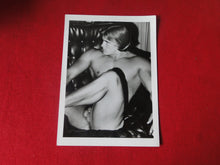 Load image into Gallery viewer, Vintage Gay Interest COLT Nude Black &amp; White Hot HUNG Male Photo WRITING ON BACK ADw
