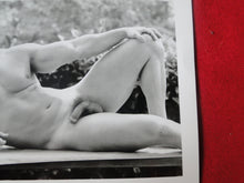 Load image into Gallery viewer, Vintage Gay Interest COLT Nude Black &amp; White Hot HUNG Male Photo WRITING ON BACK ADy
