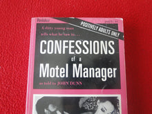Load image into Gallery viewer, Vintage Adult Paperback Novel/Book Confessions of a Motel Manager 1969       G5
