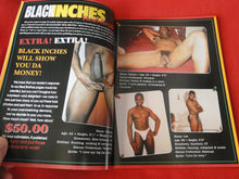 Load image into Gallery viewer, Vintage Adult Erotic Sexy Magazine Gay Interest Black Inches February 2000        50
