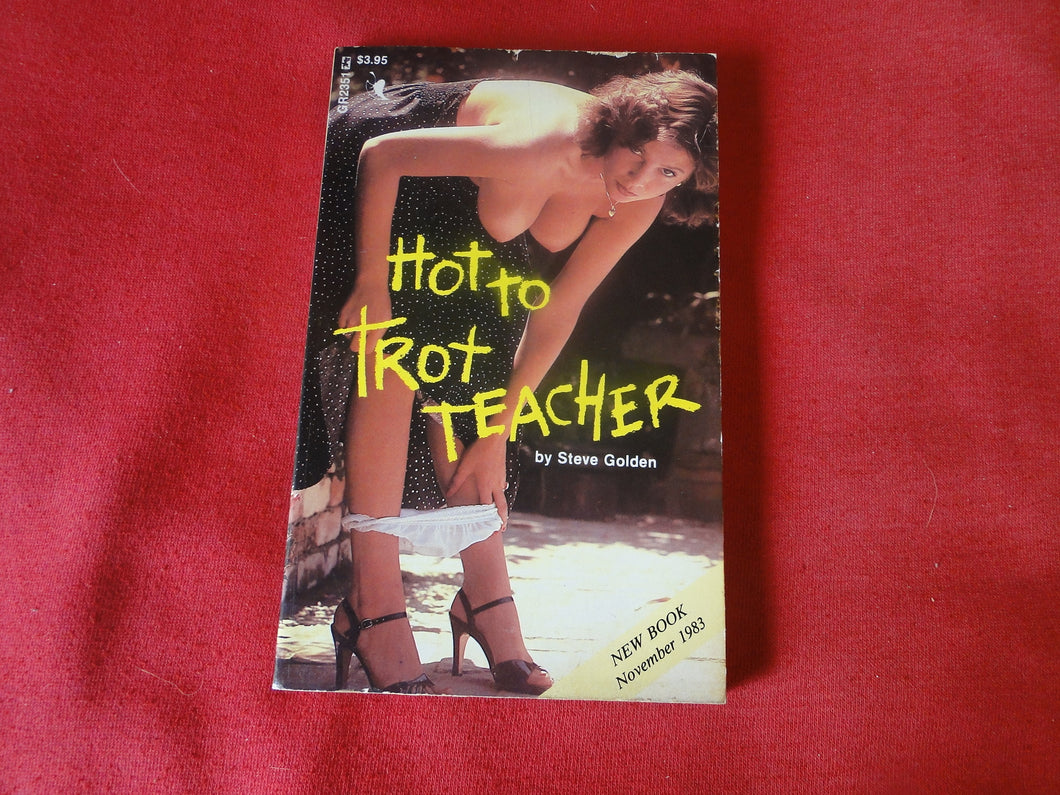 Vintage Erotic Adult Paperback Book/Novel Greenleaf Hot To Trot Teacher      PB4