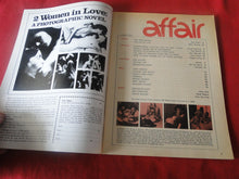 Load image into Gallery viewer, Vintage Nude Erotic Sexy Adult Magazine Affair August 1976      JB1
