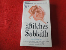 Load image into Gallery viewer, Vintage Adult Paperback Novel/Book Witches Sabbath 1966         GD4
