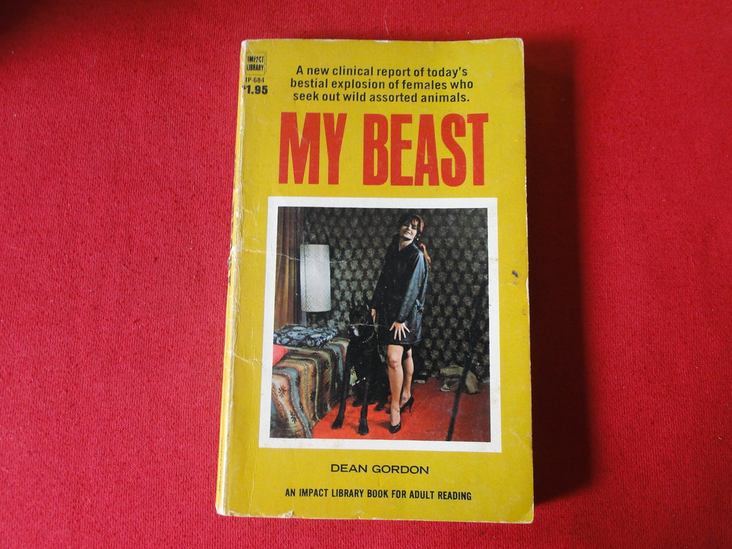 Vintage Erotic Adult Paperback Book/Novel My Beast            G2