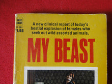 Load image into Gallery viewer, Vintage Erotic Adult Paperback Book/Novel My Beast            G2
