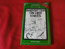 Load image into Gallery viewer, Vintage Erotic Adult Paperback Book/Novel Patch Pokets Babysitter On Her Knees    PB4
