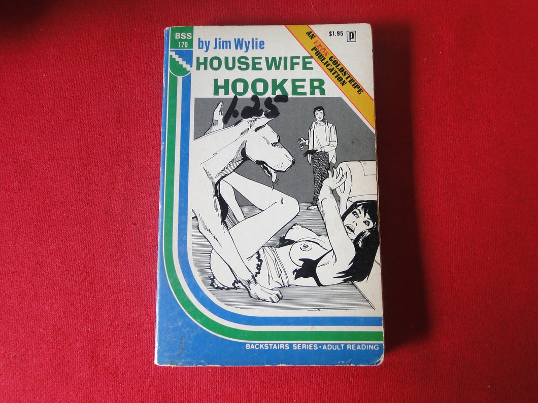 Vintage Erotic Adult Paperback Book/Novel Housewife Hooker Eros Goldstripe ROUGH G2