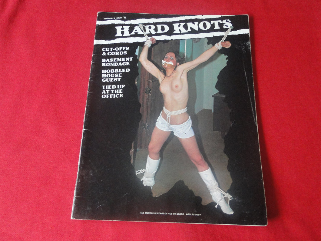 Vintage Nude Erotic Sexy Adult Magazine BDSM Bondage Hard Knots March 1988   JB53