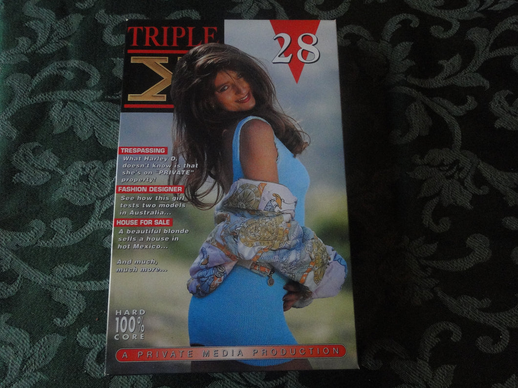 Vintage Adult XXX VHS Porn Tape Triple X 28                 X33