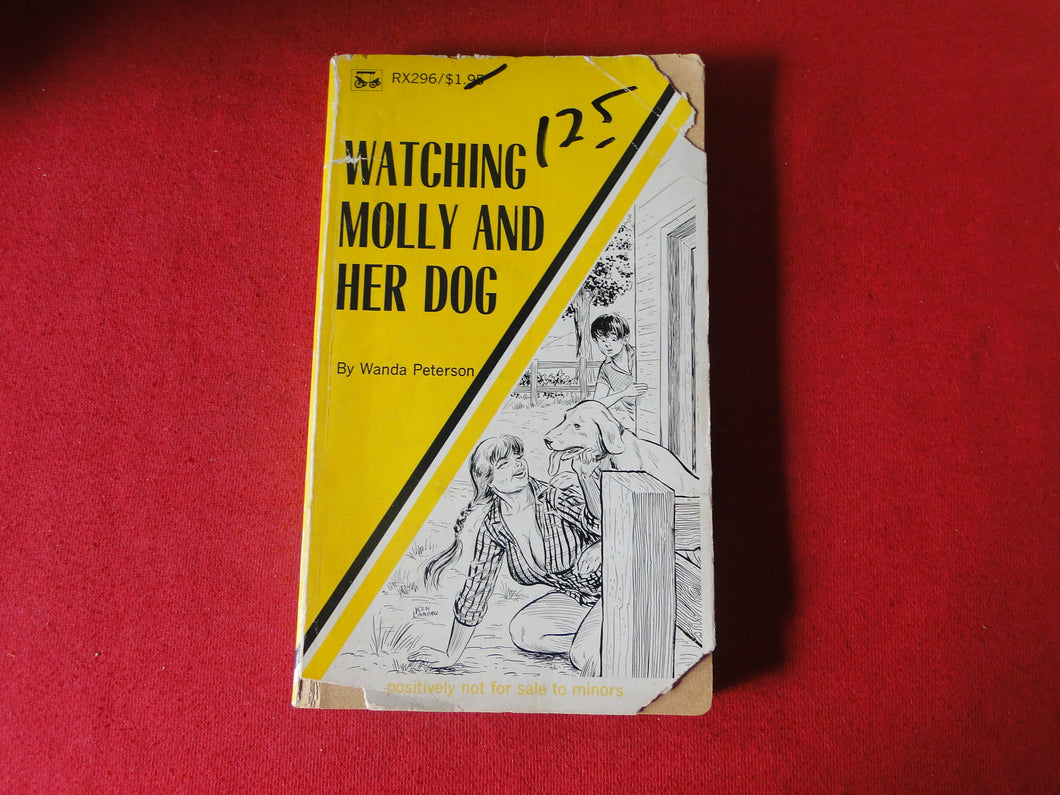 Vintage Erotic Adult Paperback Book/Novel Watching Molly And Her Dog ROUGH     G2