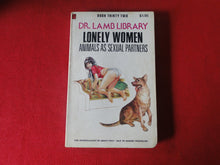 Load image into Gallery viewer, Vintage Erotic Adult Paperback Book/Novel Dr. Lamb Lonely Women         G2
