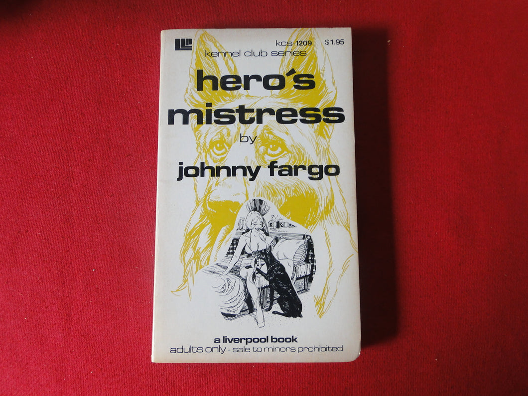 Vintage Erotic Adult Paperback Book/Novel Hero's Mistress Johnny Fargo   G2
