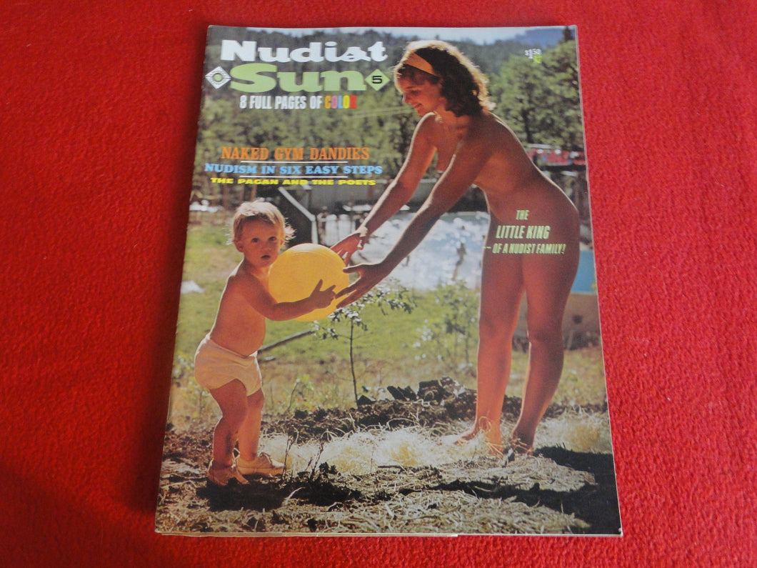 Vintage Nude Erotic Sexy Adult Magazine Nudist Sun 1965       P84