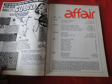 Load image into Gallery viewer, Vintage Nude Erotic Sexy Adult Magazine Affair April 1978      JB1
