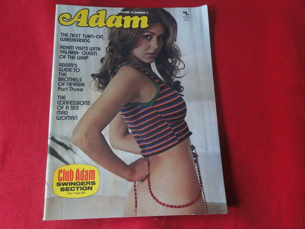 Vintage Nude Erotic Sexy Adult Magazine Adam June 1974    JB34