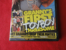 Load image into Gallery viewer, Vintage Adult Porn XXX DVD Erotic Movie Granny&#39;s First Toyboy Threesome     X19
