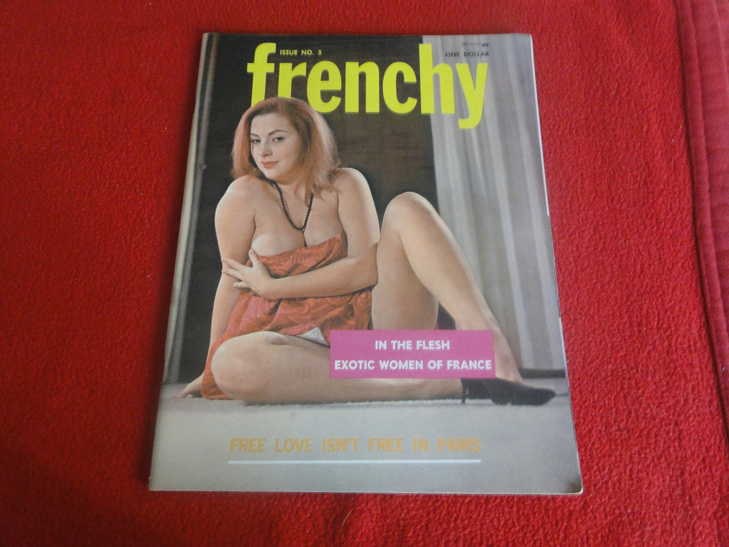 Vintage Nude Erotic Sexy Adult Magazine Frenchy 1963            P84
