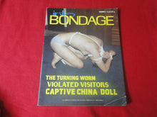 Load image into Gallery viewer, Vintage Nude Erotic Sexy Adult Magazine BDSM Bondage Into Bondage May 1988    JB53
