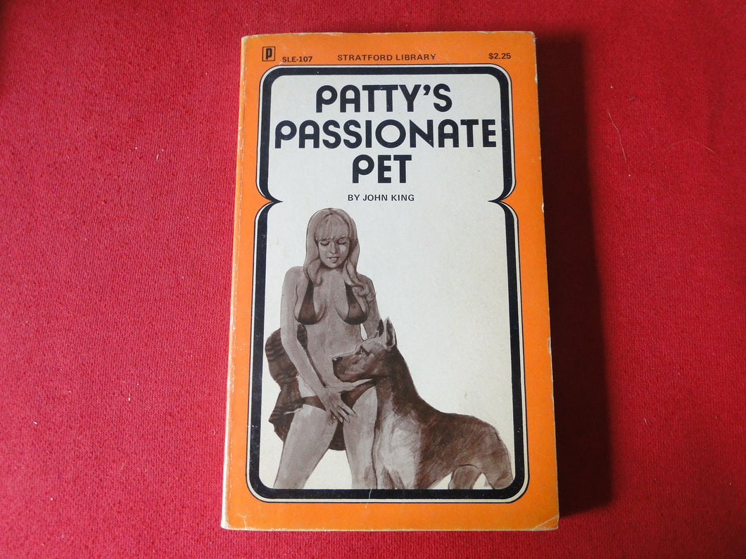 Vintage Erotic Adult Paperback Book/Novel Patty's Passionate Pet      G2