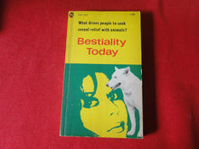 Load image into Gallery viewer, Vintage Erotic Adult Paperback Book/Novel Bestiality Today      G2
