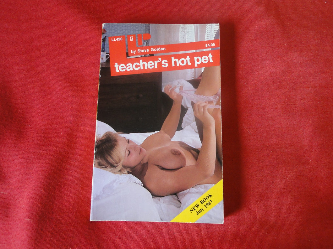 Vintage Erotic Adult Paperback Book/Novel Liverpool Teacher's Hot Pet     PB4