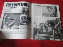 Load image into Gallery viewer, Vintage Nude Erotic Sexy Adult Magazine BDSM Bondage Foxy &amp; Fettered 1978     55
