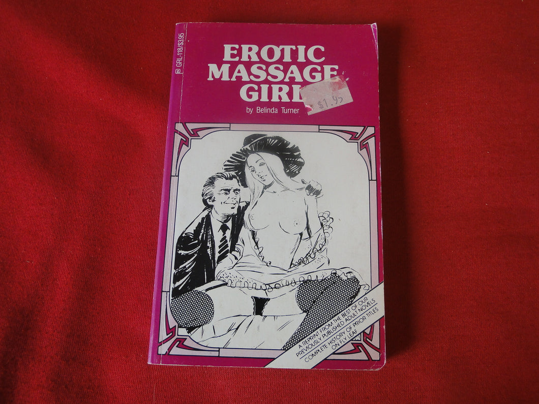 Vintage Erotic Adult Paperback Book/Novel Erotic Massage Girl        PB4