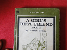 Load image into Gallery viewer, Vintage Erotic Adult Paperback Book/Novel A Girl&#39;s Best Friend Liverpool Press    G2
