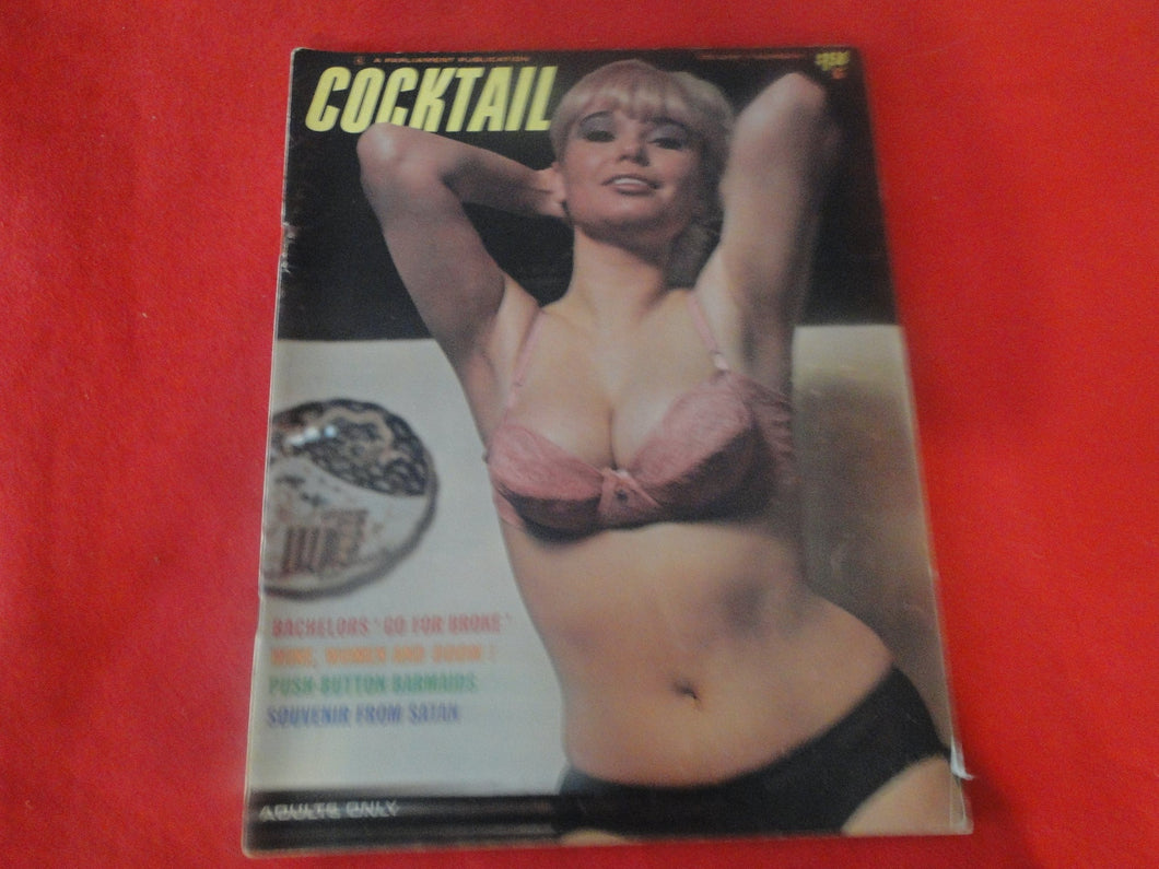 Vintage Nude Erotic Sexy Adult Men's Magazine Parliament Cocktail 1967   P54