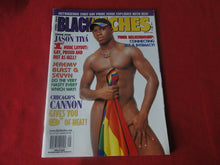 Load image into Gallery viewer, Vintage Adult Erotic Sexy Magazine Gay Interest Black Inches August 2002         50
