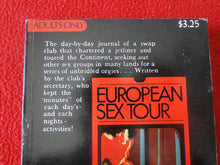 Load image into Gallery viewer, Vintage Adult Paperback Novel/Book European Sex Tour 1971 GREAT PHOTOS       X11
