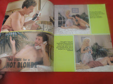 Load image into Gallery viewer, Vintage Nude Erotic Sexy Adult Men&#39;s Magazine Two Studs For A Hot Blonde All Color P54
