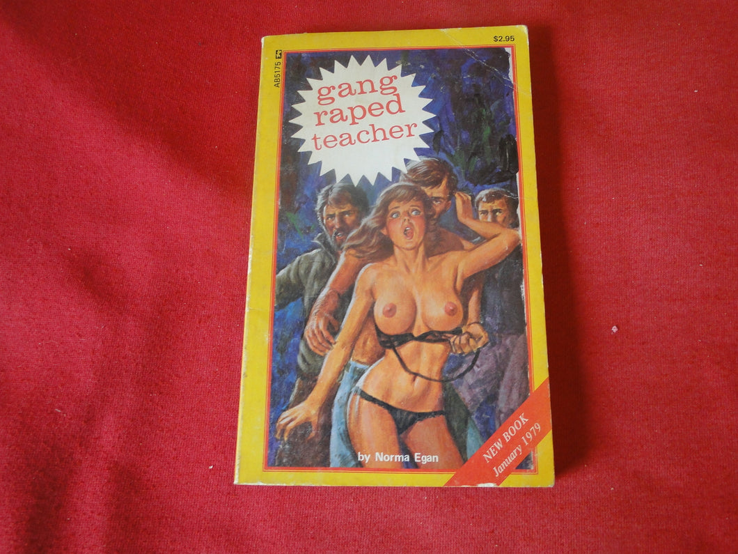 Vintage Erotic Adult Paperback Book/Novel Greenleaf Gang Raped Teacher     PB4