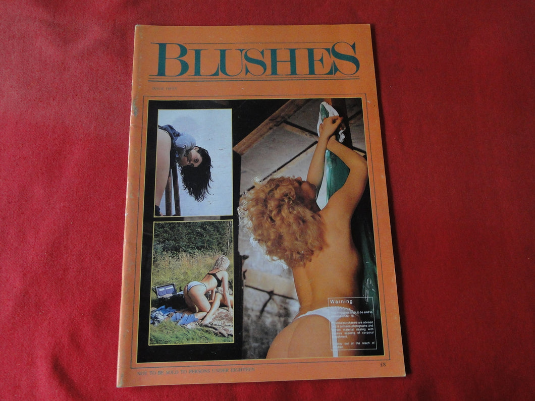 Vintage Nude Erotic Sexy Adult Magazine BDSM Blushes #50           P11