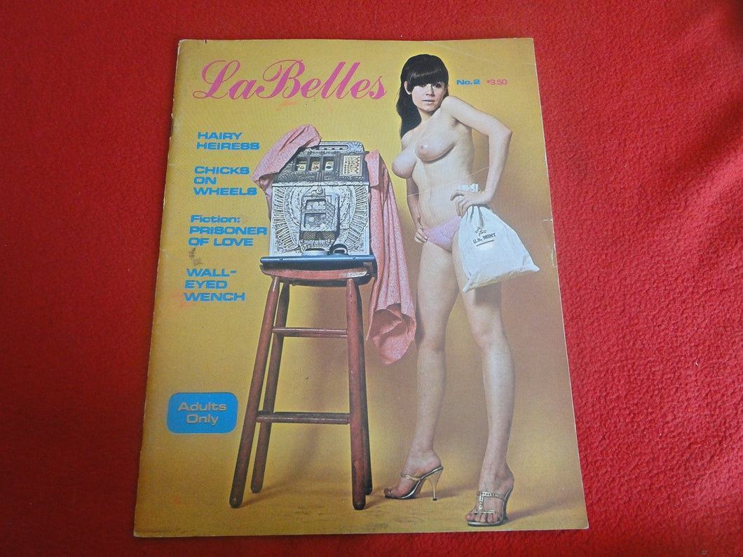 Vintage Nude Erotic Sexy Adult Magazine La Belles 1972       P84